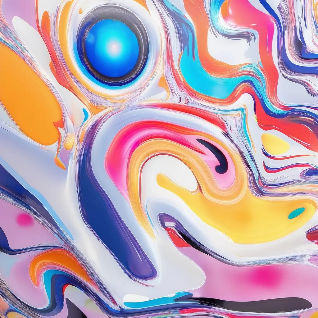 An abstract colorful image used for the Japanese Stable CLIP release